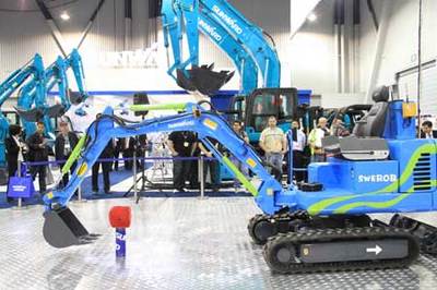 中國(guó)工程機(jī)械產(chǎn)品在美國(guó)國(guó)際工程機(jī)械展廣受歡迎