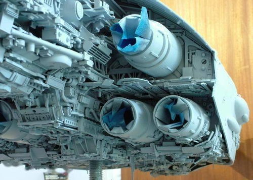 細(xì)節(jié)豐富,機(jī)械感十足飛船模型